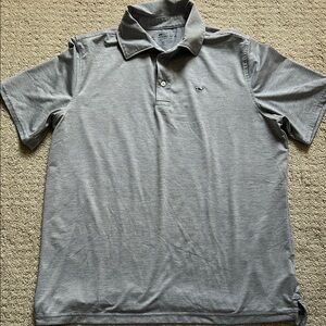 Vineyard Vines Gray Polo Shirt Short Sleeve Casual